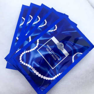 Pearl Collagen Velvet Mask 1 BOX by YVESOM — 4.5점을 준 리뷰어가 2019년 2월 올린 사용 사진