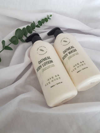 (주)에네스티 내추럴 촉촉  오트밀 바디로션 500ml — 5점을 준 리뷰어가 2019년 12월 올린 사용 사진