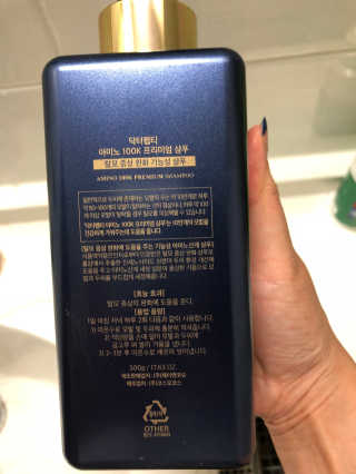 닥터펩티 아미노 100K 프리미엄 샴푸 500g — 5점을 준 리뷰어가 2018년 8월 올린 사용 사진