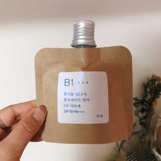 톤28 유기농 블루라이트 방어 UV 차단거리 건성용 B1 — 4점을 준 리뷰어가 2019년 4월 올린 사용 사진