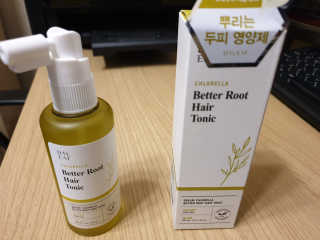 달리프 클로렐라 베러 루트 헤어토닉 100ml — 4점을 준 리뷰어가 2020년 3월 올린 사용 사진