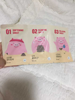 미팩토리 3단 돼지코팩 3매입 X 2EA — 5점을 준 리뷰어가 2019년 6월 올린 사용 사진