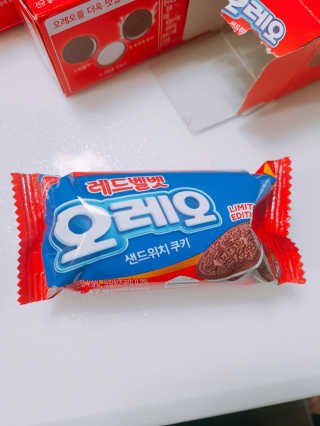 오레오 레드벨벳 — 5점을 준 리뷰어가 2018년 1월 올린 사용 사진