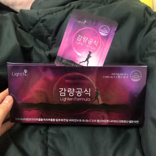 [감량공식] 다이어트 건강기능식품 신규 캠페인 — 4점을 준 리뷰어가 2020년 3월 올린 사용 사진