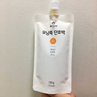 인테이크 모닝죽 (단호박/고구마/단팥/검은콩/귀리) — 3점을 준 리뷰어가 2017년 8월 올린 사용 사진
