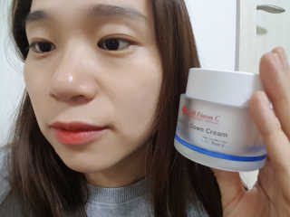 셀퓨전씨 카밍 다운 크림 — 5점을 준 리뷰어가 2018년 11월 올린 사용 사진