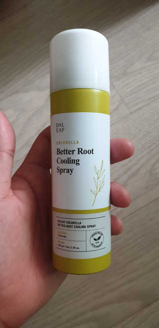 달리프 클로렐라 베러 루트 쿨링 스프레이 100ml — 4점을 준 리뷰어가 2019년 7월 올린 사용 사진