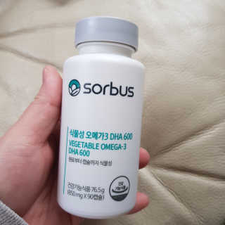 소버스 식물성 오메가3 DHA 600 — 5점을 준 리뷰어가 2020년 3월 올린 사용 사진