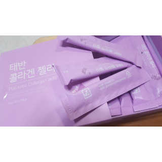 네츄럴굿띵스 태반 콜라겐 젤리 15포 — 5점을 준 리뷰어가 2018년 11월 올린 사용 사진