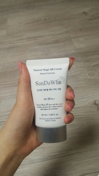스킨큐어 산다화 내추럴 매직 비비 크림 — 3점을 준 리뷰어가 2016년 9월 올린 사용 사진