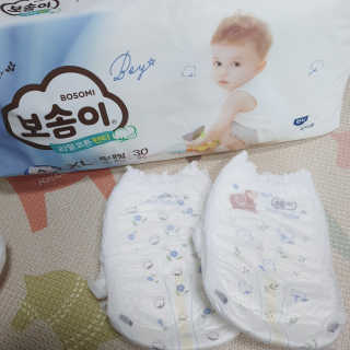 보솜이 리얼코튼 팬티형 — 5점을 준 리뷰어가 2019년 3월 올린 사용 사진