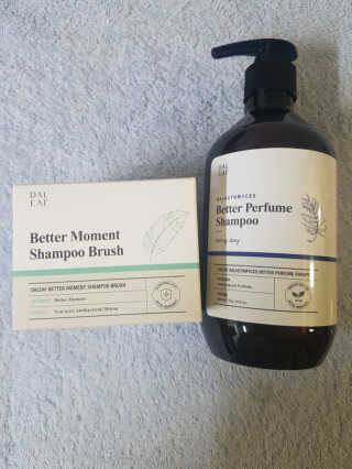 달리프 베러 퍼퓸 샴푸 1000ml 레이니데이 or 일랑로즈 — 4점을 준 리뷰어가 2020년 2월 올린 사용 사진