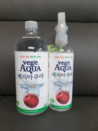 베지아쿠아 475ml + 리필 1000ml 1Set — 5점을 준 리뷰어가 2019년 8월 올린 사용 사진