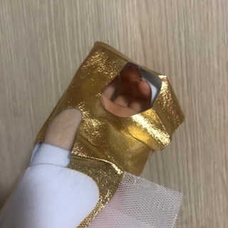 비알티씨 프레스티지 24K 골드 캐비어 호일 마스크 — 5점을 준 리뷰어가 2019년 3월 올린 사용 사진