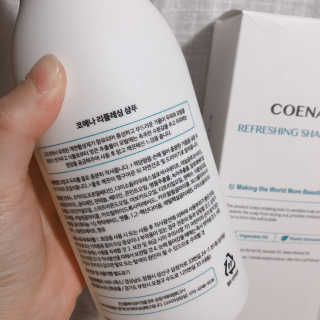 코에나샴푸 500ml — 5점을 준 리뷰어가 2019년 7월 올린 사용 사진