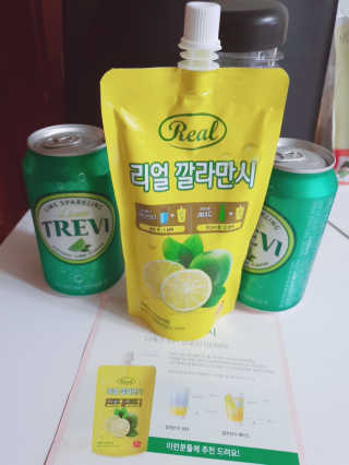 장수농가 리얼깔라만시 — 5점을 준 리뷰어가 2018년 6월 올린 사용 사진