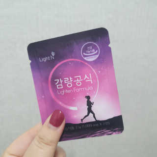 [감량공식] 다이어트 건강기능식품 — 3점을 준 리뷰어가 2020년 1월 올린 사용 사진