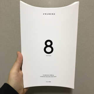 누메로 8 클리어링 모이스처 마스크팩 — 3.5점을 준 리뷰어가 2016년 12월 올린 사용 사진