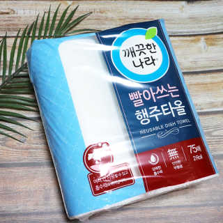 깨끗한나라 빨아쓰는 행주타올 — 5점을 준 리뷰어가 2019년 2월 올린 사용 사진