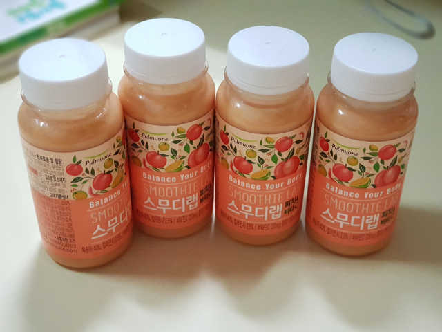 스무디랩 피치&비타 리뷰 사진