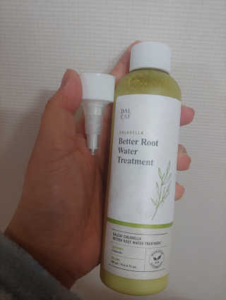 달리프 클로렐라 베러 루트 워터트리트먼트 200ml — 4점을 준 리뷰어가 2019년 2월 올린 사용 사진