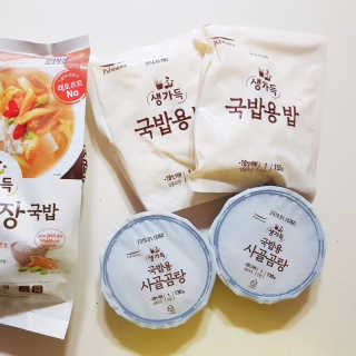 [풀무원] 사골곰탕국밥 황태해장국밥 — 5점을 준 리뷰어가 2018년 6월 올린 사용 사진