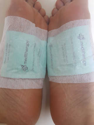 메디테라피 더마 릴렉스 힐링패치 — 4점을 준 리뷰어가 2018년 3월 올린 사용 사진