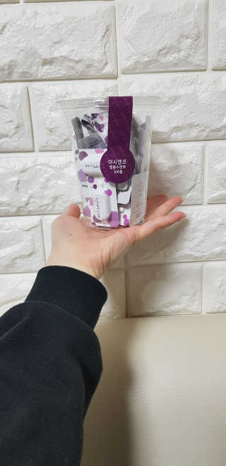 야시엔코 앰플수면팩 퍼플 — 4.5점을 준 리뷰어가 2019년 2월 올린 사용 사진
