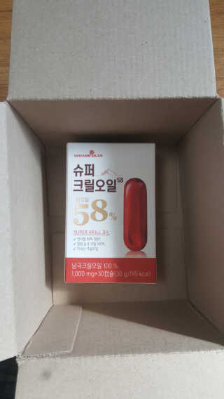 메이준뉴트리 슈퍼 크릴 오일58 1000mg x 30캡슐 — 5점을 준 리뷰어가 2020년 2월 올린 사용 사진
