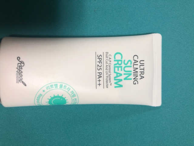 라뽀엘 울트라 카밍 선크림 SPF25PA++ 리뷰 사진