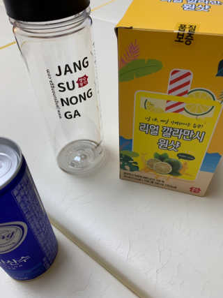 장수농가 리얼깔라만시 원샷 50ml 10팩+보틀 — 5점을 준 리뷰어가 2019년 5월 올린 사용 사진