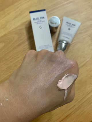 [룰루앤코] 블루톡 톤업 광채 크림 — 4.5점을 준 리뷰어가 2020년 2월 올린 사용 사진
