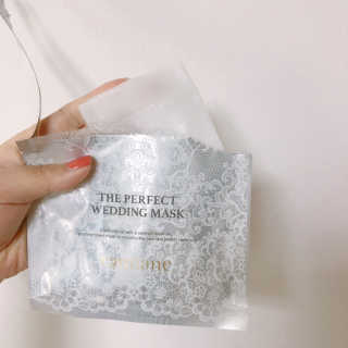 카미안느 더 퍼펙트 웨딩 마스크 — 5점을 준 리뷰어가 2018년 10월 올린 사용 사진