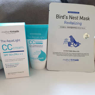 마더메이드 더 아쿠아라이트 CC크림 SPF50+ PA+++ — 5점을 준 리뷰어가 2019년 5월 올린 사용 사진