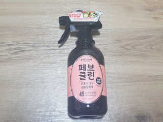 더블유드레스룸 페브클린 500ml — 5점을 준 리뷰어가 2018년 8월 올린 사용 사진