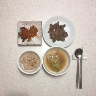 미티스트 더 맛있는 소담 소불고기 + 도담 돼지 불고기 — 4점을 준 리뷰어가 2019년 3월 올린 사용 사진
