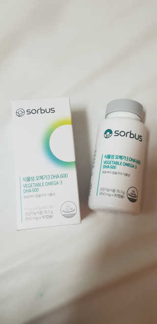 소버스 식물성 오메가3 DHA 600 — 4점을 준 리뷰어가 2020년 1월 올린 사용 사진