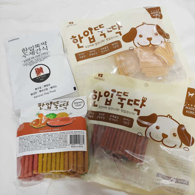 [펫토리아] 한입뚝딱 BEST 간식 set 리뷰 사진