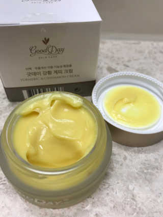 GoodDay Skincare GoodDay 강황 크림 — 5점을 준 리뷰어가 2019년 8월 올린 사용 사진
