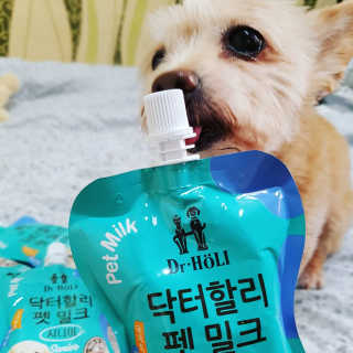 닥터할리펫밀크 8종 — 5점을 준 리뷰어가 2019년 10월 올린 사용 사진