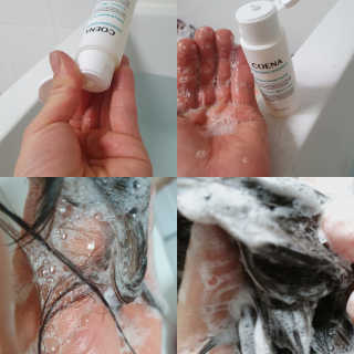 코에나샴푸 자연유래 식물성 코에나 샴푸 50ml — 5점을 준 리뷰어가 2020년 4월 올린 사용 사진