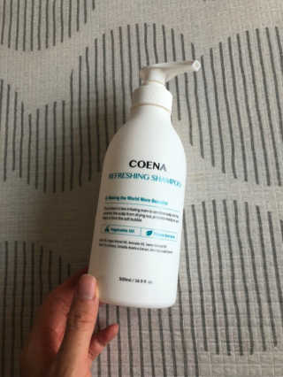 코에나샴푸 500ml — 5점을 준 리뷰어가 2019년 7월 올린 사용 사진
