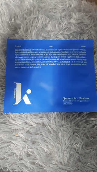 키노닉스 Querencia_Flawless 마스크팩 — 4점을 준 리뷰어가 2019년 3월 올린 사용 사진