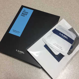 레이블옴므-labelhomme 레이블옴므 티유 마린 슈트 마스크팩(5EA) — 5점을 준 리뷰어가 2017년 12월 올린 사용 사진
