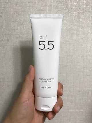 포므시 스노우화이트클렌징폼pH5.5 — 4.5점을 준 리뷰어가 2019년 4월 올린 사용 사진