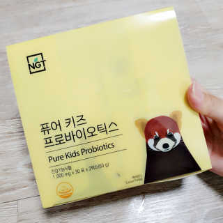 네츄럴굿띵스 퓨어 키즈 프로바이오틱스 60포 — 5점을 준 리뷰어가 2019년 5월 올린 사용 사진