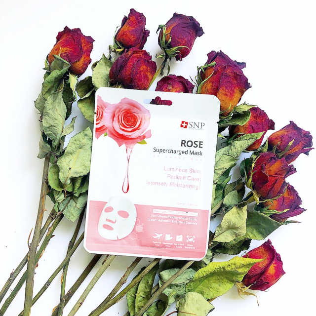SNP Supercharged Mask_Rose Centifoli Flower 리뷰 사진