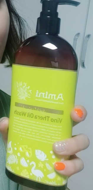 아미니 비노테라 오일워시 400ml 대용량 — 5점을 준 리뷰어가 2019년 7월 올린 사용 사진