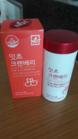 네츄럴굿띵스 잇츠 크랜베리 1병 30일분 — 5점을 준 리뷰어가 2019년 10월 올린 사용 사진