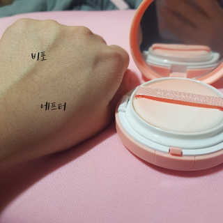 [블랙루즈] 피치 커버 벨벳 쿠션 2종 중 택1 — 5점을 준 리뷰어가 2019년 10월 올린 사용 사진